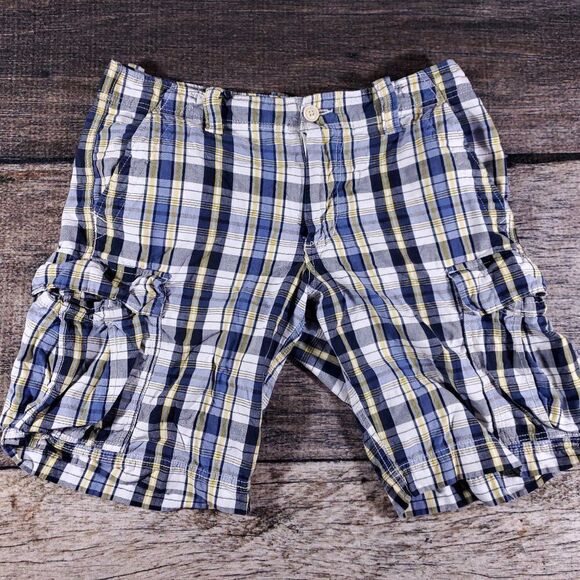 Polo Jeans Ralph Lauren Blue Patterned Cargo Short - Picture 1 of 5